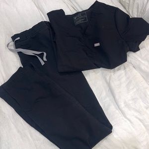 Black FIGS scrub set